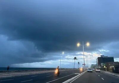 Tempestade provoca alerta de chuvas fortes em áreas da Bahia nesta sexta