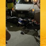 Acidente com dois carros e moto é registrado em rotatória de Santo Antônio de Jesus