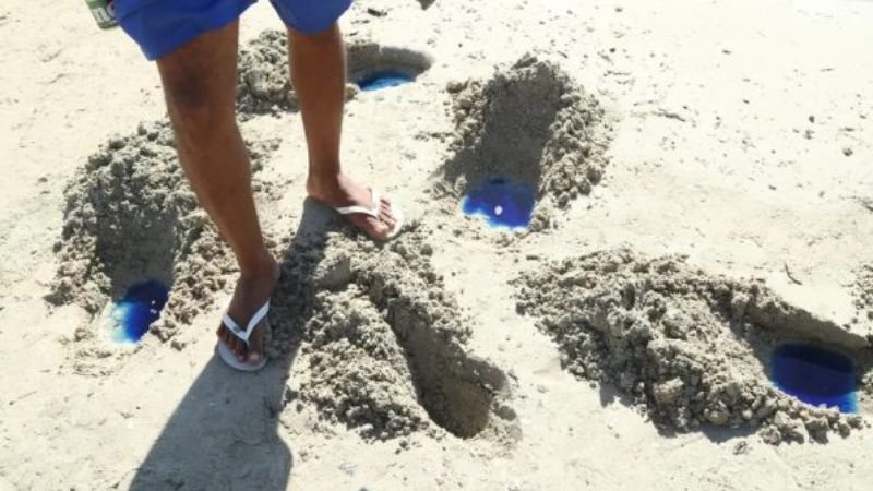 Água do mar em São Tomé de Paripe está dentro do padrão, mas manchas seguem sob investigação