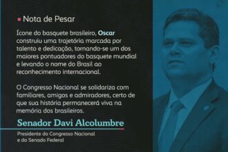 Davi Alcolumbre manifesta pesar pela morte de Oscar Schmidt — Senado Notícias