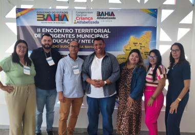 Encontro territorial fortalece regime de colaboração e impulsiona avanços educacionais no Médio Sudoeste da Bahia | SEC