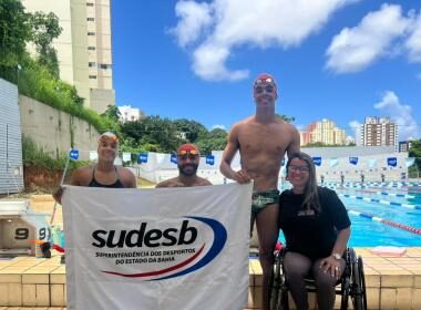 Equipe baiana de paranatação disputa Meeting Paralímpico em busca de classificação para etapa nacional com apoio da Sudesb | SUDESB