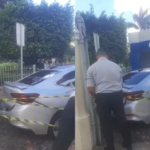 Motorista perde o controle do carro e invade agência da Caixa no centro de Salvador