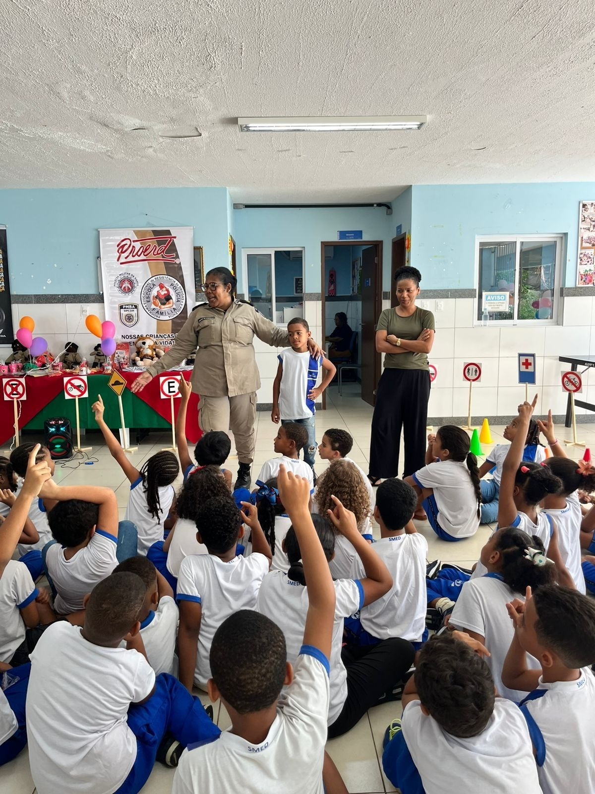 PM promove educação no trânsito e combate ao bullying