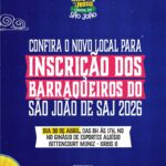 Prefeitura de Santo Antônio de Jesus define novo local para inscrição dos barraqueiros do São João 2026 – Prefeitura de Santo Antônio de Jesus - BA