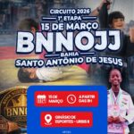 Prefeitura de Santo Antônio de Jesus será palco da 1ª Etapa BNNOJJ Bahia, Circuito 2026 – Prefeitura de Santo Antônio de Jesus - BA