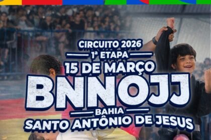 Prefeitura de Santo Antônio de Jesus será palco da 1ª Etapa BNNOJJ Bahia, Circuito 2026 – Prefeitura de Santo Antônio de Jesus - BA