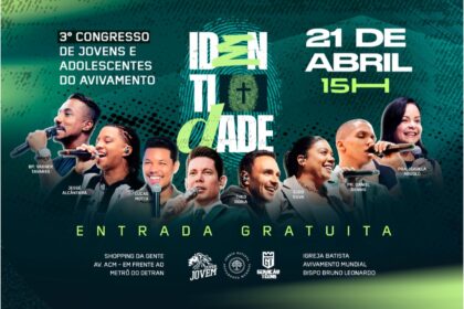 Salvador recebe congresso jovem de igreja liderada pelo Bispo Bruno Leonardo no dia 21 de abril