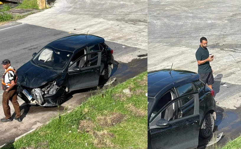 Caio Alexandre sofre acidente em Camaçari, mas Bahia confirma que volante não teve ferimentos