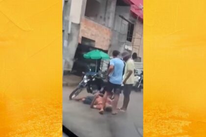 Homem é atropelado por umamotocicleta no Centro de Mutuípe