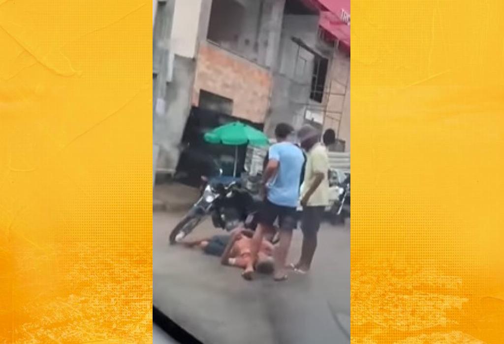 Homem é atropelado por umamotocicleta no Centro de Mutuípe