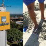 Mancha misteriosa em praia de Salvador vira disputa entre empresas e afeta 800 famílias