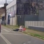 Motorista avança faixa, atinge mulher e criança e foge sem prestar socorro em São Luís, no Maranhão