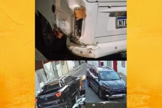 Motorista bate em Kombi e foge sem prestar esclarecimentos em Santo Antônio de Jesus; proprietário procura por responsável
