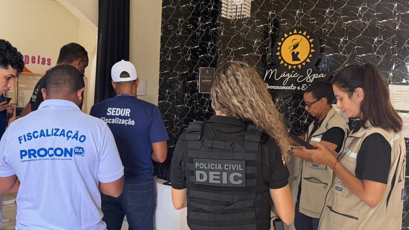 Operação fecha clínicas de bronzeamento artificial em Salvador e Lauro de Freitas