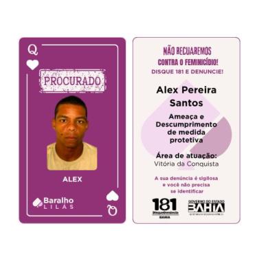 Secretaria da Segurança Pública atualiza Baralho Lilás do Crime com mais três novos integrantes | SSP