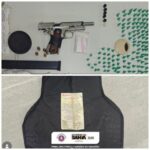 Suspeito morre após confronto com a PM em Vera Cruz; arma, drogas e placas balísticas são apreendidas