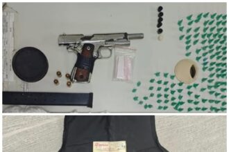 Suspeito morre após confronto com a PM em Vera Cruz; arma, drogas e placas balísticas são apreendidas