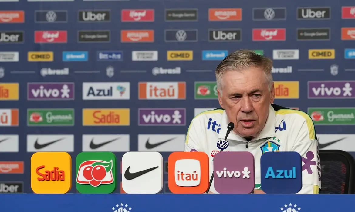 Ancelotti prepara mudanças no Brasil para duelo contra o Egito