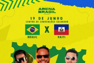 Arena Brasil terá Tomate e Tony Salles em Brasil x Haiti