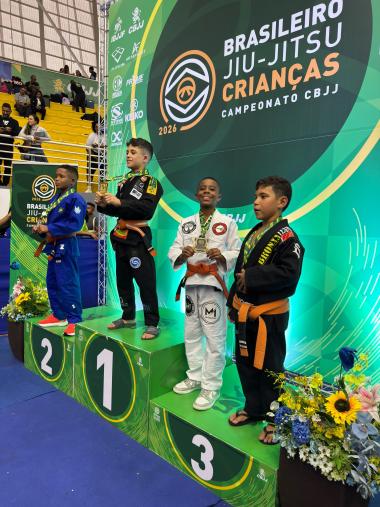 Baiano de 11 anos conquista bronze no Campeonato Brasileiro Kids de Jiu-Jitsu | SUDESB