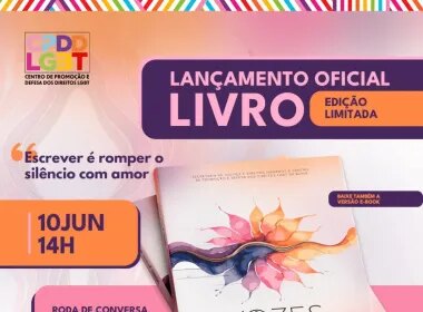 Livro de poesia retrata histórias de luta, resistência e enfrentamento à LGBTfobia; lançamento será nesta quarta-feira (10) | SJDH