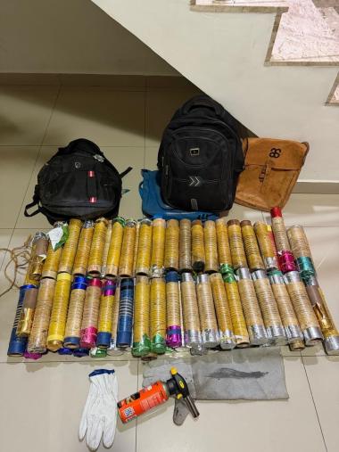 Polícia Militar apreende 78 espadas e conduz quatro pessoas em Santo Estêvão | SSP