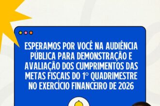Prefeitura de Santo Antônio de Jesus convida população para Audiência Pública de avaliação das metas fiscais