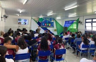 Projeto ambiental mobiliza estudantes e amplia conscientização sobre sustentabilidade, em Santa Cruz da Vitória | SEC