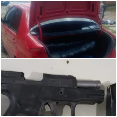 Suspeito é preso com arma de fogo e carro clonado durante ação da PM em Santo Antônio de Jesus