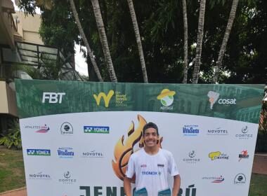Tenista baiano João Aquino, apoiado pelo FazAtleta, conquista dobradinha em torneio sul-americano juvenil | SUDESB