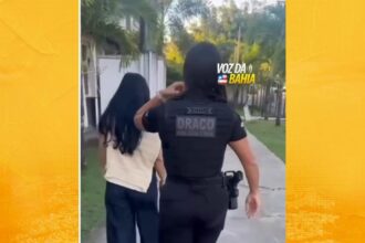 Vídeo: Advogada é presa em Santo Antônio de Jesus durante megaoperação contra o crime organizado