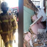 Explosão de panela de pressão deixa ferido e provoca desabamento parcial de casa em Santo Antônio de Jesus