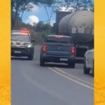 Motorista tenta ultrapassagem perigosa e dá de frente com viatura da PRF