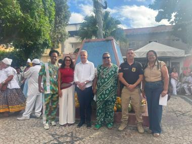 Polícia Civil participa de solenidade em homenagem às religiões de matriz ancestral em Juazeiro | SSP