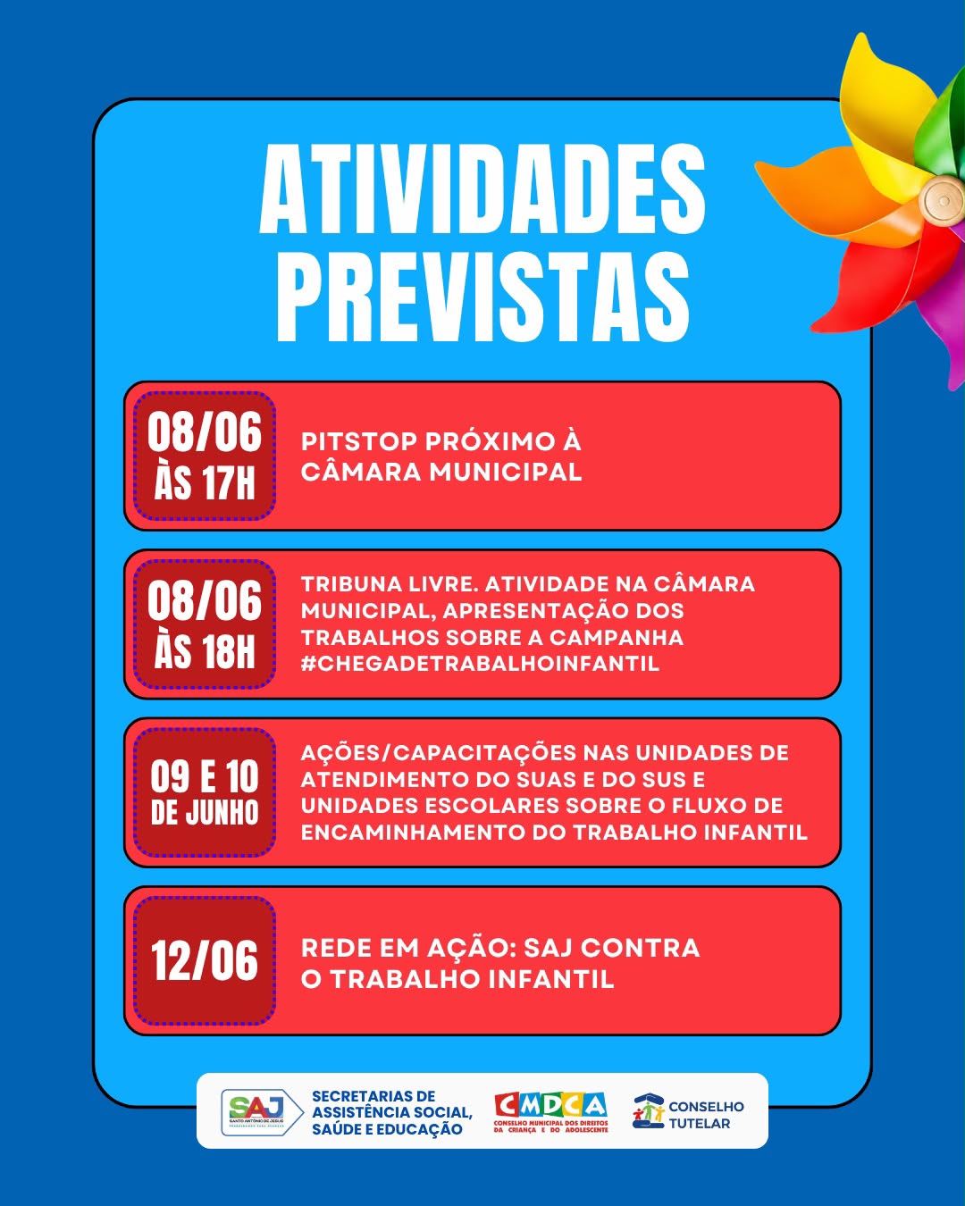 Prefeitura de Santo Antônio de Jesus promove campanha de combate ao trabalho infantil com programação de conscientização – Prefeitura de Santo Antônio de Jesus - BA