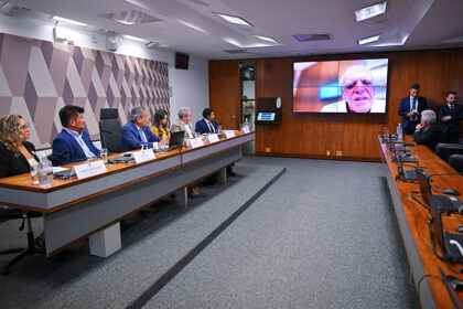 À bancada, senador Astronauta Marcos Pontes (PL-SP).
