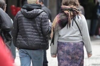 Frente fria associada a ciclone baixa temperatura no Sul do país