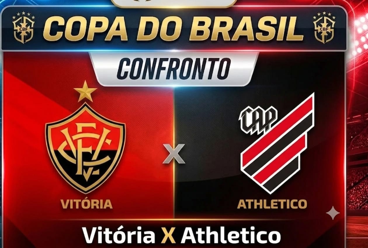 Vitória busca virada histórica contra o Athletico na Copa do Brasil