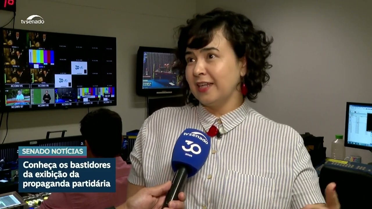 Saiba como a propaganda eleitoral é preparada para ir ao ar na TV Senado — Senado Notícias