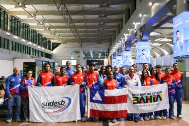 Delegação baiana embarca no 3º bloco para os Jogos da Juventude em Foz do Iguaçu | SUDESB