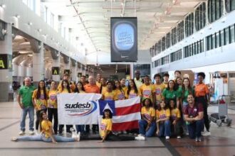 Delegação de atletas da Bahia embarca para competir nos Jogos da Juventude em Foz do Iguaçu (PR) | SUDESB