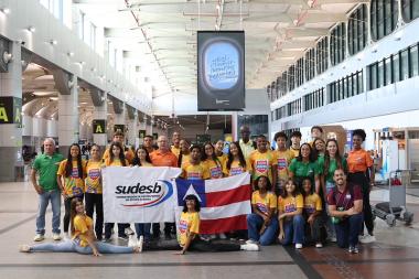 Delegação de atletas da Bahia embarca para competir nos Jogos da Juventude em Foz do Iguaçu (PR) | SUDESB