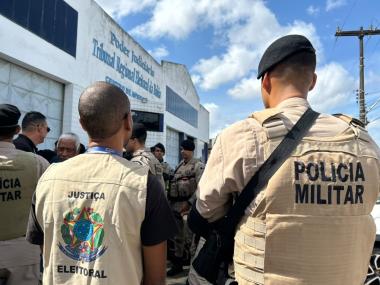 Forças da Segurança Pública garantem escolta das urnas eletrônicas no 2° Turno | SSP